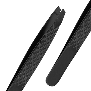 Pince à épiler professionnelle Stahlmann Pro de haute qualité avec logo personnalisé, en acier inoxydable, lisse et dentelée, fine, durable, prise en main parfaite - Product Image 3