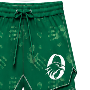 Shorts de Baño Verdes y Blancos, Ligeros, de Secado Rápido, Transpirables, con Cordón en la Cintura, para Entrenamiento, Deportes Acuáticos - Product Image 5