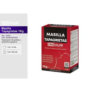 Criscolor Masilla Tapagrietas 1Kg per Riparazione di Crepe e Fori - Product Image 1