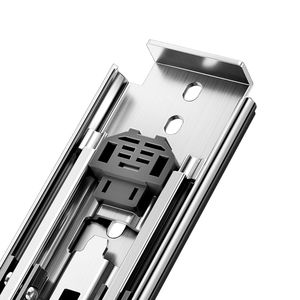 Guide per cassetti a estrazione totale da 48 pollici con capacità di carico di 500 libbre, montaggio laterale, cuscinetti a sfera e blocco, per applicazioni da sala da pranzo - Product Image 1