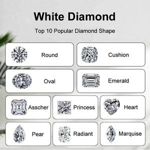 Achetez un diamant de laboratoire de 0,70 ct, taille brillant ronde, couleur E, clarté VVS1, excellente taille, diamant synthétique non monté, bague halo en or 14 carats - Product Image 4