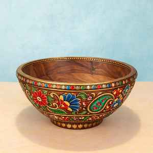 Cuenco Decorativo de Metal con Diseño de Rama de Árbol Dorada, Centro de Mesa para Decoración del Hogar - Product Image 5