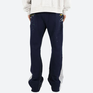 Pantalones Jogger Casuales Acampanados de Algodón French Terry para Hombre con Cremallera, Transpirables y Ecológicos - Product Image 6