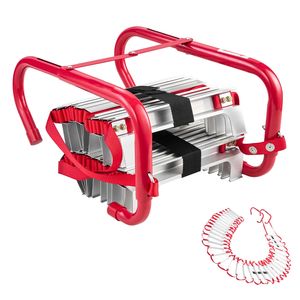 Scala di Emergenza Antincendio Retrattile in Lega di Alluminio Leggera da 50 Piedi per 5-6 Piani, Attrezzatura di Sicurezza Antincendio - Product Image 1