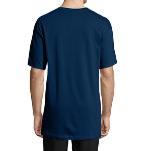 Fabricants de chemises OEM, sur mesure, 100% coton, manches courtes, col rond, décontracté, respirant, séchage rapide, coupe régulière, fitness pour hommes - Product Image 5