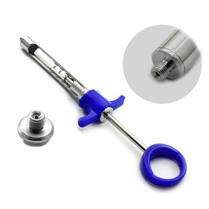 Seringue d'anesthésie passive automatique de qualité supérieure, bleue, auto-aspirante, pour cartouche dentaire, 1,8 ml, outil chirurgical en acier inoxydable - Product Image 3