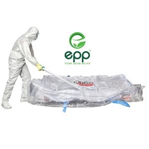 ถุงใหญ่แบบระบายอากาศ 178GSM ยี่ห้อ Vietnam Breathable พร้อมแผ่น U-panel และสายรัด 1-4 เส้น สำหรับแผ่นซีเมนต์ลูกฟูก ผลิตจากโพลีโพรพิลีนบริสุทธิ์ 100% สำหรับกำจัดใยหิน - Product Image 1