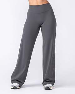 Wholesale <b>Women</b>’s <b>Flared</b> Yoga Pants High Waisted Wide Leg Workout <b>Leggings</b> for Gym Fitness Running Training Custom Sportswear - Product Image 5