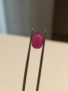 พลอยทับทิมสีแดงทรงคุชชั่นคุณภาพสูง 3.69 กะรัต สำหรับงานออกแบบเครื่องประดับชั้นดี ในราคาที่ดีที่สุด - Product Image 6