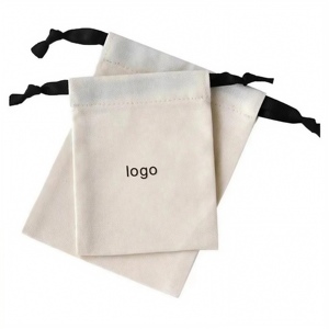 Ecovera Tex Recyclable Organic Medium Canvas Drawstring Bags Rope Handle Shoulder Strap 4x6 Inch Food Gift <b>Seed</b> Party <b>Storage</b> - Product Image 1