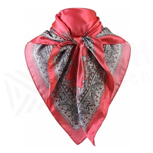 NORTH APPROACH Women's Square Silk Scarf Floral Print Elegant Multi-Functional Fashion Accessory All Seasons - Product Image 2