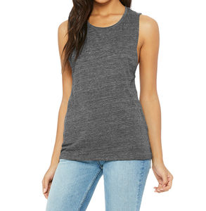 Camiseta sin Mangas de Primera Calidad para Mujer, de Algodón, Lisa, Veraniega, Sexy, con Cuello Redondo, para Ejercicio, Gimnasio, Uso Diario - Product Image 4