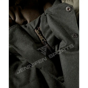 Veste tactique d'hiver coupe-vent en laine respirante pour homme, idéale pour la randonnée, la chasse et le safari, avec capuche - Vente en gros - Product Image 3