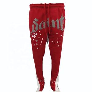 Pantalon de survêtement évasé pour homme, Logo personnalisé, taille élastique, décontracté - Product Image 4