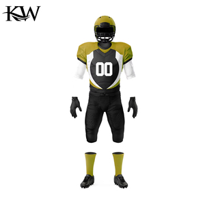 Ensemble de maillot et pantalon de football américain professionnel personnalisé, respirant, léger, durable, vêtements de sport, logo OEM sublimé - Product Image 3