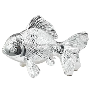 Happy Wife Giftware Jouant En Aluminium Bébé Éléphants Sculpture Décoratif En Métal De Luxe Affichage De Table 2 Tons De Couleur - Product Image 3