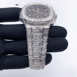 Luxury Transparent Diamond <b>Watch</b> Trendsetter Classic Party Wear Iced Out Diamond <b>Watch</b> VVS Moissanite for Men Women Brand <b>Watch</b> - Product Image 4