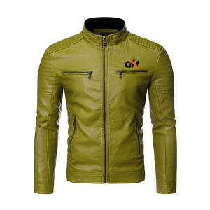 Chaqueta de invierno impermeable para hombre, diseño elegante, corte ajustado, estilo moderno, de cuero, a bajo precio. - Product Image 1
