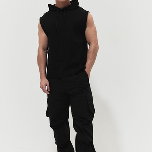 Sweat à capuche épais personnalisé avec logo en relief, broderie 3D et impression sérigraphique pour hommes - Product Image 1