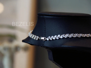 Collar de Diamantes de Laboratorio con Corte Brillante, Ecológico, para Mujer, Regalo de Lujo y para Novias - Product Image 5