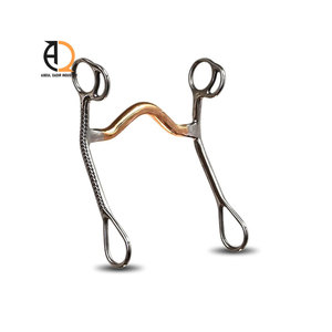 Mors de cheval en acier inoxydable bleus - Product Image 2