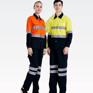 Ropa de Trabajo de Alta Visibilidad, Transpirable, para la Industria y Talleres, con Franjas Reflectantes, Uniforme de Trabajo - Product Image 3