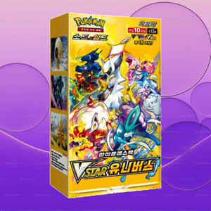 Pokemon <b>VSTAR</b> Universe Premium Booster Box Korean Trading Card Game High Class Anime Collectible Cards Factory Sealed Collection - Product Image 1