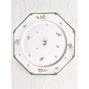 Assiette de service de luxe en métal émaillé marbre bleu, plateau rond décoratif en acier inoxydable pour événements et mariages (vente en gros) - Product Image 2