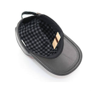 Unisex Genuine Cowhide Leather <b>Baseball</b> <b>Cap</b> Adjustable Casual Outdoor Sport Four Seasons Embossed Durable Soft Breathable - Product Image 3
