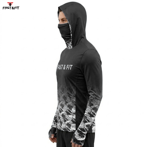 Sudadera con Capucha para Pesca, Sublimada, de Poliéster, de Secado Rápido, Personalizada, Ligera, con Protección Solar y Manga Larga, para Senderismo y Pesca al Aire Libre - Product Image 6