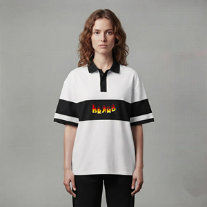 เสื้อโปโลผู้หญิงแบบลำลองสำหรับฤดูร้อน ผลิตตามสั่ง เป็นมิตรกับสิ่งแวดล้อม ผ้าฝ้าย 100% แขนสั้น แห้งเร็ว ระบายอากาศได้ดี เสื้อยืดผู้หญิงแบบสั่งทำ - Product Image 4