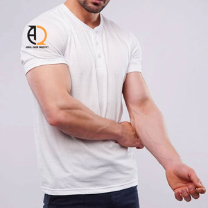 T-shirt en coton 100% lourd de qualité supérieure, col rond, coupe ample pour homme, t-shirt uni - Product Image 4