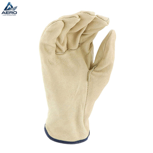 Ergonomic Fit for Comfort & Durability Flexible & Long-Lasting For Industrial Use Heavy Duty Smooth Leather Utility Driver <b>Glove</b> - Product Image 2