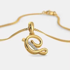 Only "D" 925 Sterling Silver Letter Pendant 14K/18K Gold Plated Wedding Birthday Party Special Personalized Elegance - Product Image 2