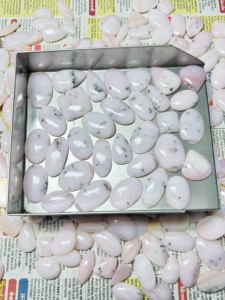 AAA+ Quality Natural Pink <b>Opal</b> Cabochon Loose Gemstone Lot Fine Jewelry <b>Earrings</b> Pendants ASHU GEMS Rajasthan - Product Image 1