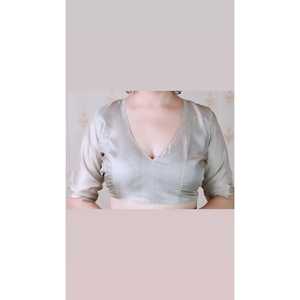 Dusty Gold Soft Tussar Silk Scarf Nature Printed Zari Woven Saree - Product Image 1