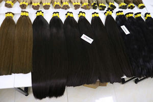 Extensiones de cabello humano real 100% de alta calidad a granel de un solo donante de la empresa NASA precio de fábrica - Product Image 6