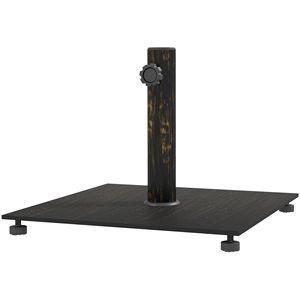Heavy Duty con Base per ombrellone quadrato da 29 libbre supporto in metallo con poggiapiedi regolabili compatibili 1.5 \ "/1.9 \" pali per ombrelli in bronzo per - Product Image 1