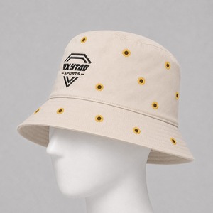 Sombrero de Pescador Personalizado con Bordado de Girasol, Fabricante Mayorista de Gorras de Sol Deportivas para Exteriores, Unisex, de Algodón, para Playa - Product Image 6