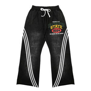 DISCOVER-IMPEX 2026 Conjunto de Camiseta y Pantalón Ancho con Estampado Universitario Vintage para Hombre, Estilo Casual Urbano de Algodón Oversize - Product Image 6