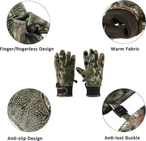 Gants de chasse avec logo personnalisé |   Manchette en néoprène élastique à ajustement sécurisé |   Approvisionnement direct d'usine - Product Image 5
