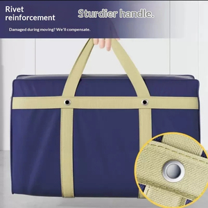 Packaging Thickened Zipper Closure Fashionable Non Woven Folding All Seasons Multi-Use Moving Quilt Clothes <b>Bag</b> - Product Image 2