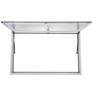 53 X 33 Inch <b>Concession</b> Stand Serving Window Door Double Point Fork Lock <b>Trailer</b> Type Awning Door for Convoy - Product Image 1