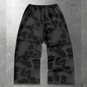 Up Felt Custom Digital Printing Sweatpants Men Loose Streetwear 100% Cotton Fabric Sweatpants Fit <b>Drawstring</b> Waist Wholesale - Product Image 2