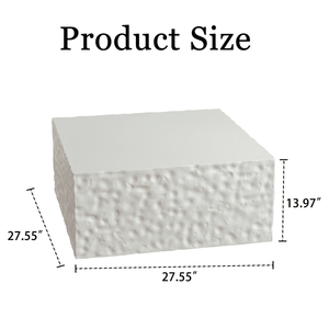 Modern <b>Square</b> Coffee Table for Living Room Colour <b>Combination</b> Assembled Ready-to-Use - Product Image 2