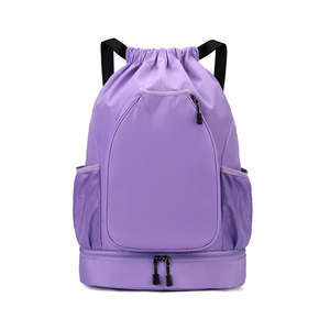 Sac à dos de sport en nylon Bagnex avec cordon de serrage, imperméable, pour badminton, tennis, volants, entraînement, logo personnalisé - Product Image 4