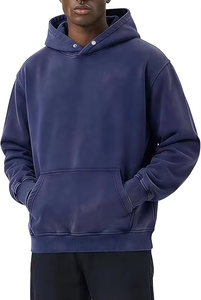 Sudadera con Capucha Oversize Degradado Rosa Teñido Dip Dye Felpa Francesa Unisex Ajuste Regular Estilo Urbano Invernal Diseño con Bolsillos 100% Algodón - Product Image 6