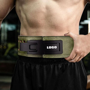 Cinturón de levantamiento de pesas de cuero con soporte lumbar para fitness, con logotipo personalizado, diseño anime, para sentadillas y levantamiento de potencia en el gimnasio - Product Image 5