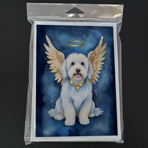 Coton De Tulear My Angel A7 Tarjetas de felicitación Paquete de 8 tarjetas de notas en blanco caprichosas con sobres Tamaño 5x7 - Product Image 3