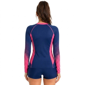 Camiseta de Compresión de Manga Larga para Mujer, Personalizada de Fábrica, con Etiqueta Privada, para Surf, Natación y Buceo - Product Image 2